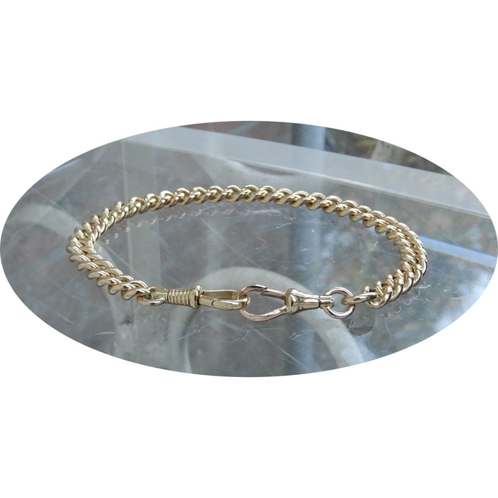 Armband, Gourmette, 14K Goud