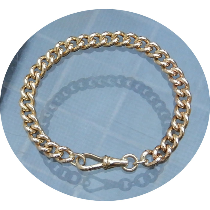 Armband, Gourmetteschakel, 14K Goud