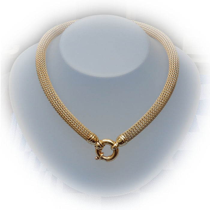 Collier, Gevlochten, 14K Goud