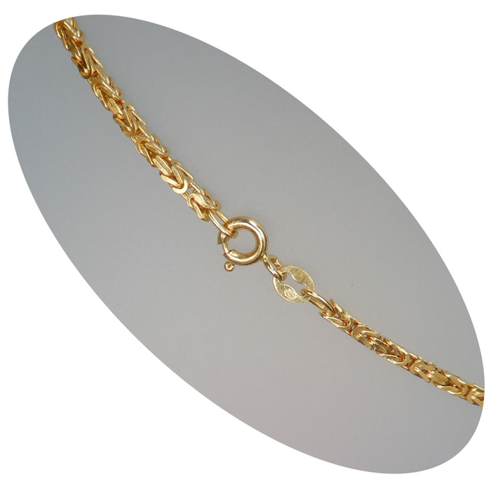 Collier, Koningsschakel, 14K