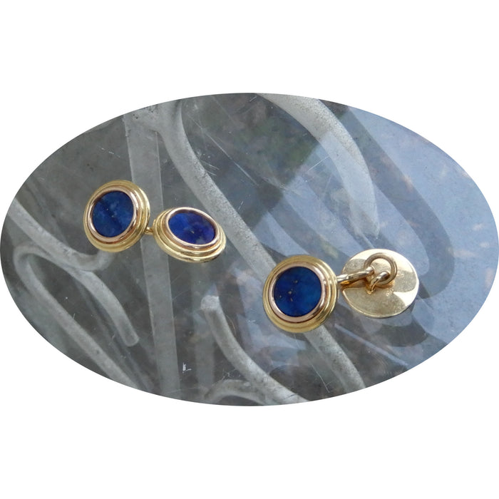 Manchetknopen, Lapis Lazuli, 18K