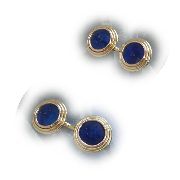 Manchetknopen, Lapis Lazuli, 18K