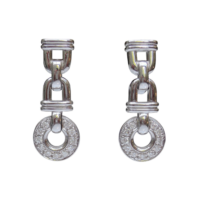 Oorhangers, Mariner, Diamant, 18K