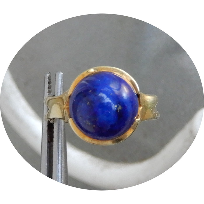 Ring, Lapis Lazuli, 14K Goud